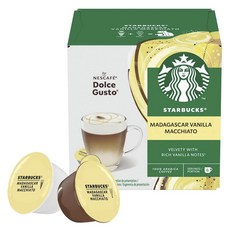 STARBUCKS 星巴克 雀巢多趣酷思咖啡膠囊 馬達加斯加香草瑪奇朵, 6個, 12入