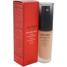 SHISEIDO 資生堂 同步肌膚持久粉底液 SPF20 30ml, 1瓶, 04 Neutral