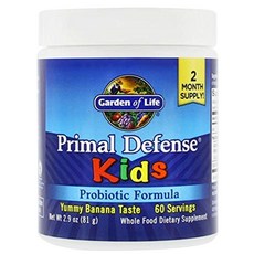 Garden of Life 孩童益生菌粉 香蕉味, 1組, 81g