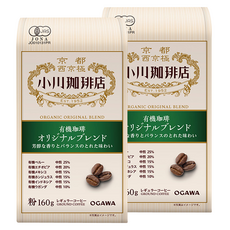 OGAWA 小川珈琲 原味混合研磨咖啡粉, 160g, 2個, 1入