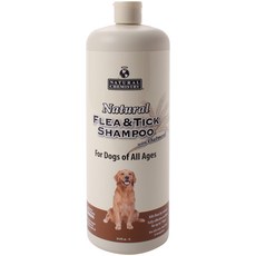 NATURAL CHEMISTRY 寵物狗用除蚤燕麥洗毛精, 1個, 1L