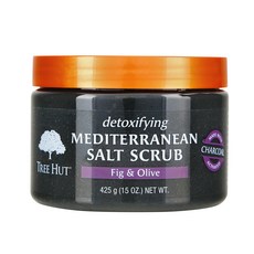 TREE HUT 樹上小屋 地中海鹽磨砂膏 無花果橄欖, 1個, 425克