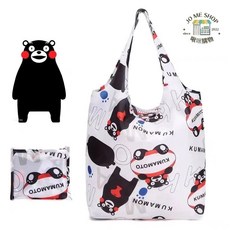 Kumamon 熊本熊可折疊購物袋附收納包