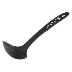 FREIZ 和平 尼龍湯勺 RE-7517 91*72*290mm 黑色, 1個