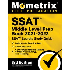 (英文圖書) SSAT Middle Level Prep Book 2021-2022 - SSAT Secrets Study Guide Full-Length Practice Test ... 平裝版, Mometrix Media LLC, 英文