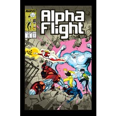 (外文書)Alpha Flight by Mantlo & Lee Omnibus Jim Lee Cover Hardcover, Marvel Universe, English