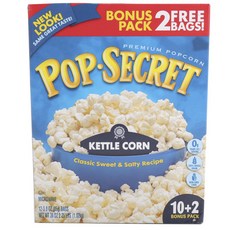 Pop Secret 爆米花 經典甜鹹風味 12入裝, 1盒, 1.02kg