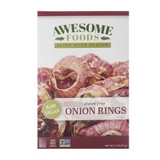 AWESOME FOODS 無麩質洋蔥圈, 1盒, 57g