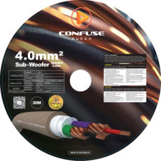 CONFUSE AUDIO 車用電源線材 4 AWG 澳洲原裝進口 專業車用音響線材, 1個