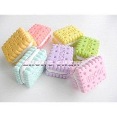 IWAKO 造型橡皮擦-奶油造型餅乾系列 日本製, 桃紅, 桃紅, 1個