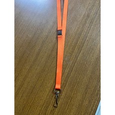 【富巨金】15mm識別證帶 1.5cm寬高速帶 特多龍證件帶 車縫安全扣 旋轉金屬鉤, 橘色