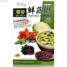 Smile99 藜麥鮮蔬粥-香椿海帶芽風味30公克 5包/盒(純素), 30g, 5個