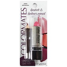 COLORMATES 唇膏與唇線筆組, 粉紅激情, 1個
