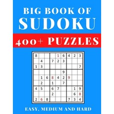 (英文圖書) Big Book of Sudoku - Easy Medium and Hard: Sudoku Activity Book with Over 400 Puzzles for Ad... 平裝版, Independently Published, 英文