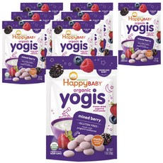 Happy BABY yogis優格球 28g, 綜合莓果口味, 8包
