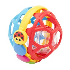 Smart Angel 西松屋 瓢蟲拉拉洞洞手抓球 (公司貨), 多色, 1個