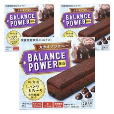 Healthy Club Balance Power Big可可布朗尼風味能量棒 2包入, 80g, 3盒