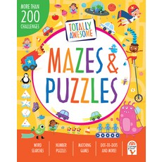 (英文圖書)Totally Awesome Mazes and Puzzles: More Than 200 Challenges 平裝版, Parragon, 英文