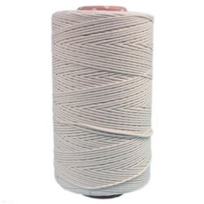 台灣製棉線 扯鈴線 東坡線 大捲約2公斤 蠟棉繩 手工藝編織線材, 白色, 一捲入