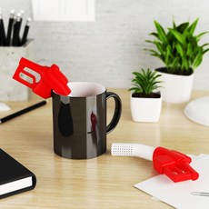 Hikalimedia 加油槍造型矽膠泡茶器 台灣授權 創意濾茶器 交換禮物 畢業禮物