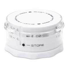 Kitchen-Art 可調式漢堡排壓模, 1個, 白色的