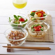 HARIO 耐熱玻璃沙拉缽 調理缽, 透明, 1個