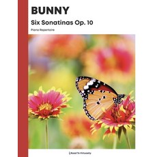 (英文圖書) Bunny Six Sonatinas Op. 10: Piano Repertoire 平裝版, Independently Published, 英文
