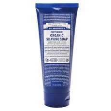 DR.BRONNER'S 布朗博士 刮鬍膏 薄荷香, 1個, 207ml