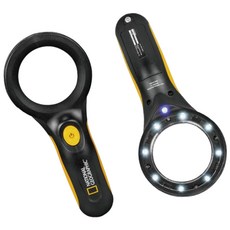 國家地理 兒童放大鏡 3倍放大 高清鏡片 LED燈 兒童玩具, 1個