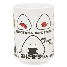 IPPINSHA 逸品社 Gyutto飯糰君茶杯 280ml, 1個, 白色