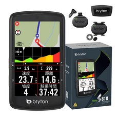Bryton Rider S810 專業自行車碼表, 黑色