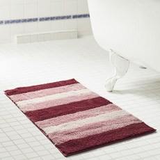 RT designer's collection ombre微纖維低音啞光墊浴室腳手架, 1個, 勃艮第