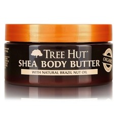 TREE HUT 樹上小屋 24小時保濕乳木果油, 巴西堅果, 1入, 198克