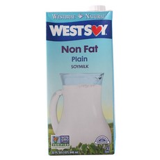 WESTSOY 脫脂原味豆漿, 1個, 946ml