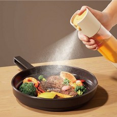 定量兩用噴油瓶 兩用噴油壺 自動開合油壺 氣壓噴油壺 食品級油罐, 1個