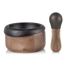 AdHoc 木製研缽+研杵, 1組