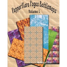 (英文圖書) Pepperflare Pages Battlemaps Volume I 平裝版, Lulu.com, 英文