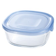 iwaki 方形微波耐熱玻璃保鮮盒 450ml, 1個, 1件