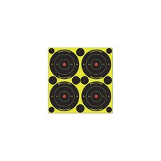 BIRCHWOODCASEY Shoot-N-C 靶心靶標 射箭用品 7.6cm, 1個, 黃色 + 黑色