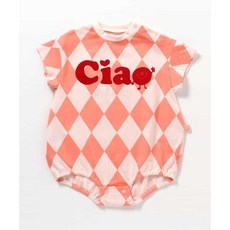 apres les cours Ciao 寶寶包屁衣 菱格紋爬服 可愛連身衣 日本代購