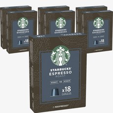 STARBUCKS 星巴克 雀巢11深烘焙濃縮咖啡膠囊, 7個, 18入