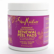 Shea Moisture Superfruit多重維他命去角質棉片, 60件