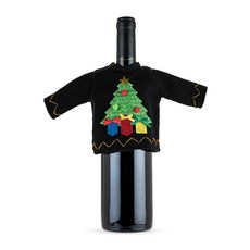 true 酒瓶衣服造型裝飾, 1個, 黑色的