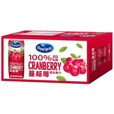Ocean Spray 優鮮沛 蔓越莓綜合果汁, 18個, 250ml