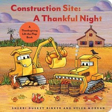 (英文圖書)Construction Site: A Thankful Night: A Thanksgiving Lift-The-Flap Book Board Books, Chronicle Books, 英文, 硬頁書