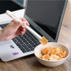 免沾手零食夾 追劇必備 餅乾夾 防滑衛生零食夾, 1個