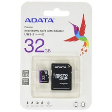 ADATA 32GB microSDHC 記憶卡（附轉接卡）高速傳輸, 32G, 1個