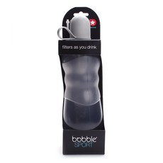 bobble 泡泡運動過濾水瓶, 灰色的