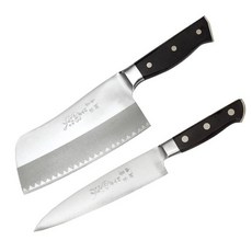 金永利鋼刀 新式氣孔切刀雙刀組, 1個
