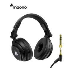 Maono MH601 耳罩式耳機 監聽級音質 舒適蛋白皮耳罩